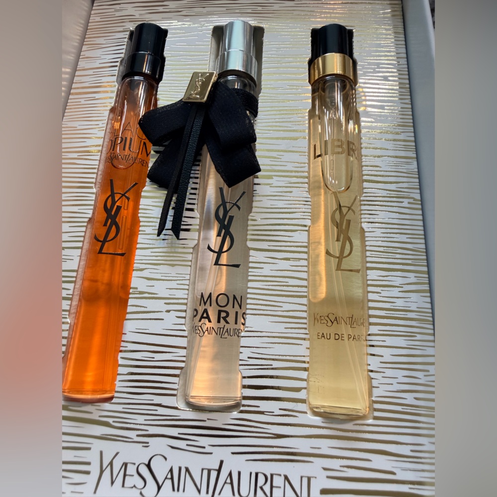 YSL Perfume Trio Set 0.33 travel bottles New - Picture 2 of 3